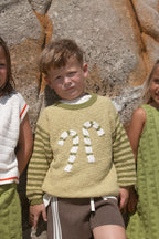 Organic Candy Cane Christmas Jumper