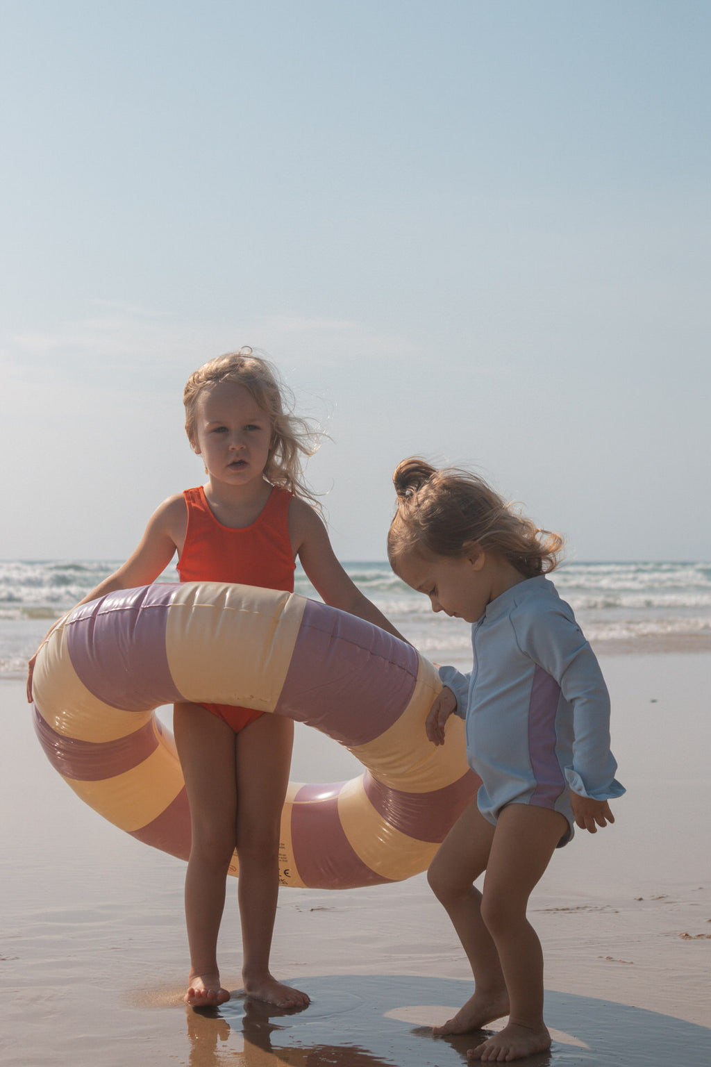 Zip Long Sleeve One Piece - Ocean