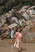 Organic French Terry Shell Skirt - Peachy