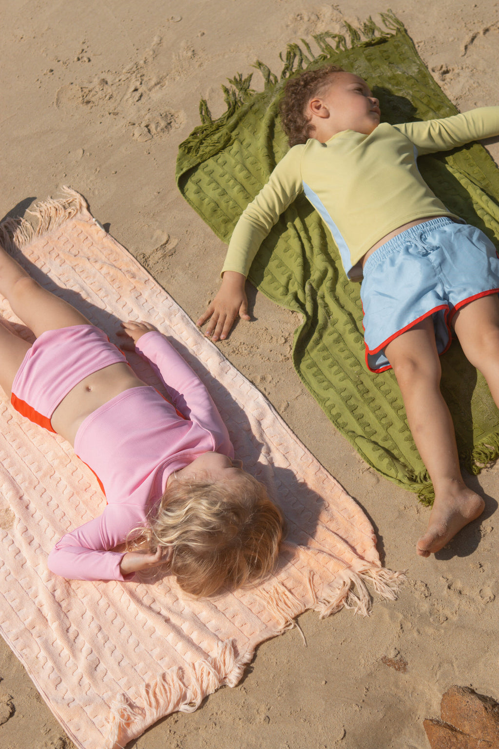 Flow Terry Beach Towel - Leaf