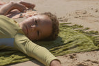Flow Terry Beach Towel - Leaf