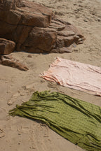 Flow Terry Beach Towel - Leaf