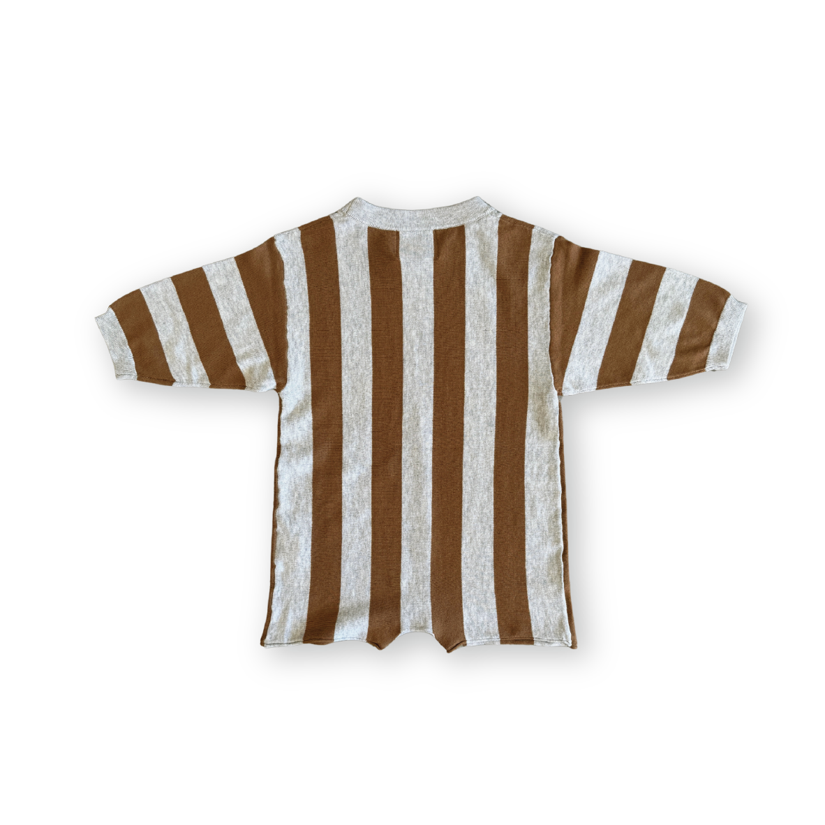Grown Vertical Stripe Romper