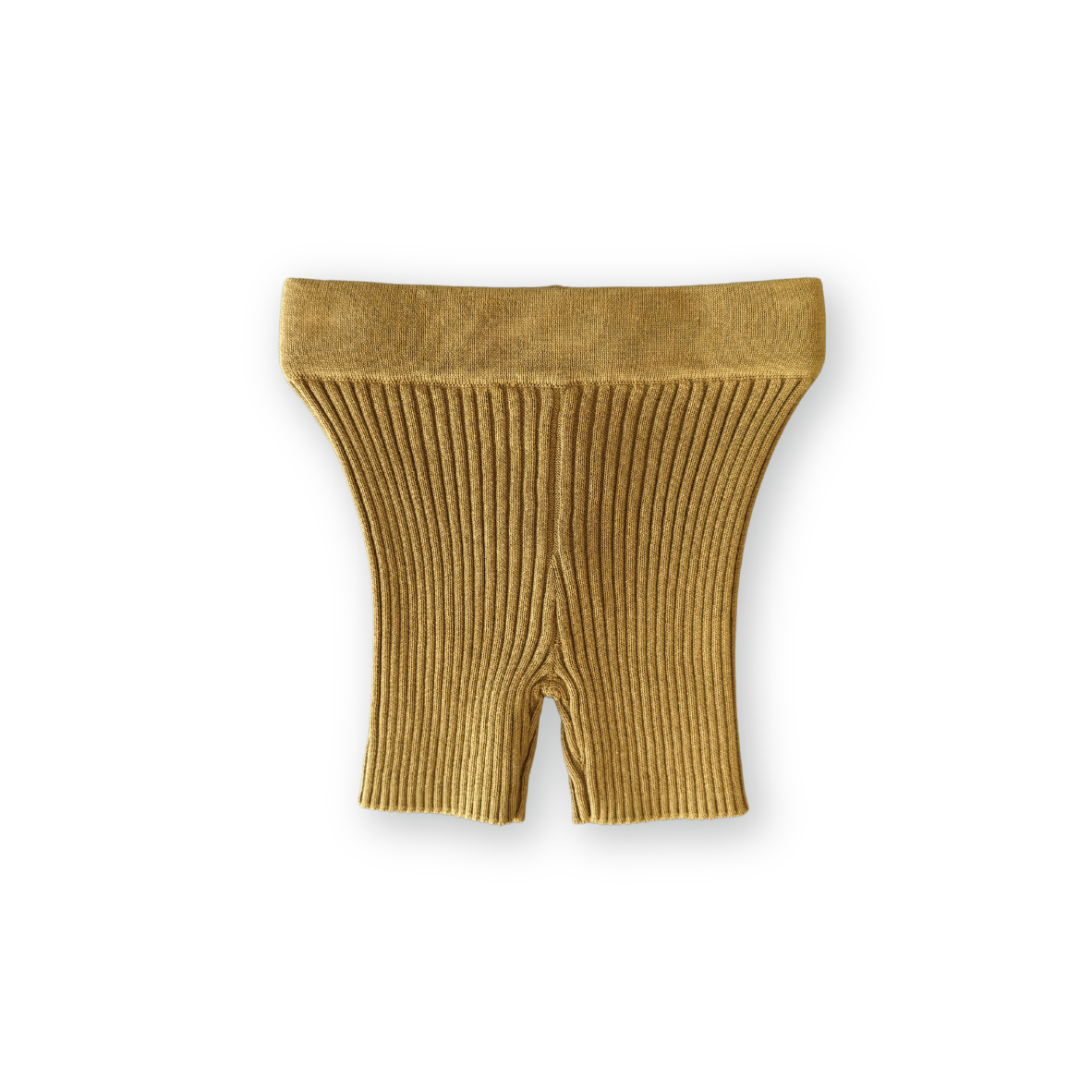 Grown Knitted Rib Bike Shorts