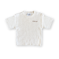 Ribbed Knitted Logo Tee