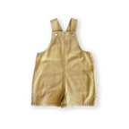 Everyday Twill Short Overalls - Mustard