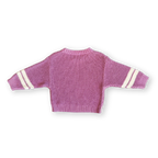Chunky Rib Pull Over - Raspberry
