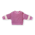 Chunky Rib Pull Over - Raspberry