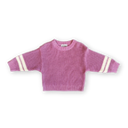 Chunky Rib Pull Over - Raspberry