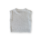 Ladies Jersey Knit Vest - Stone