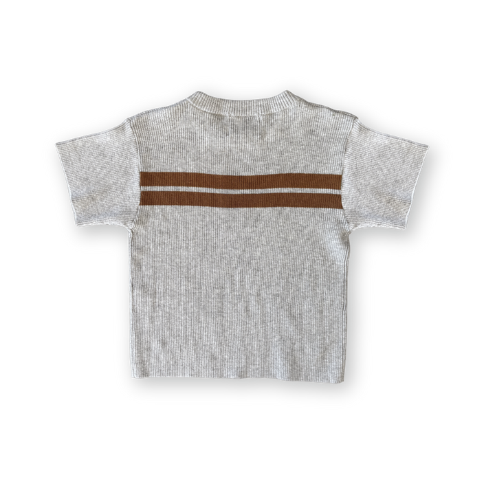 Grown Twin Striped Ribbed Tee