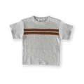 Twin Striped Ribbed Tee