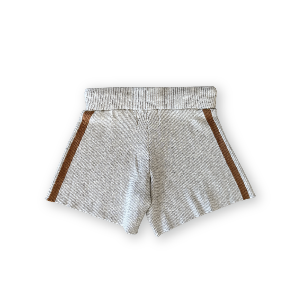 Grown Striped Ribbed Shorts