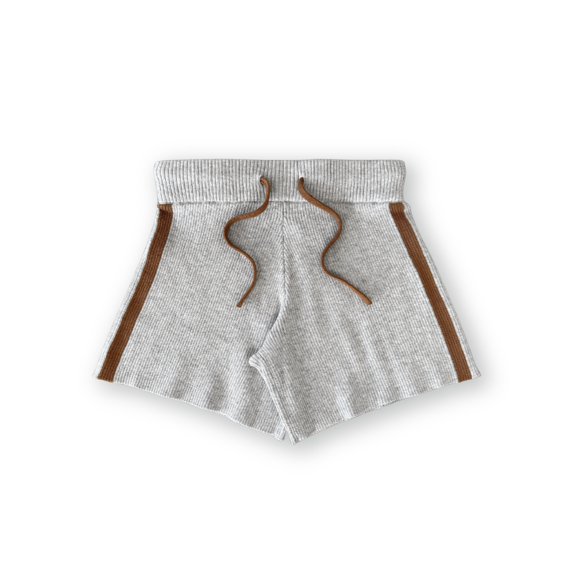Grown Striped Ribbed Shorts