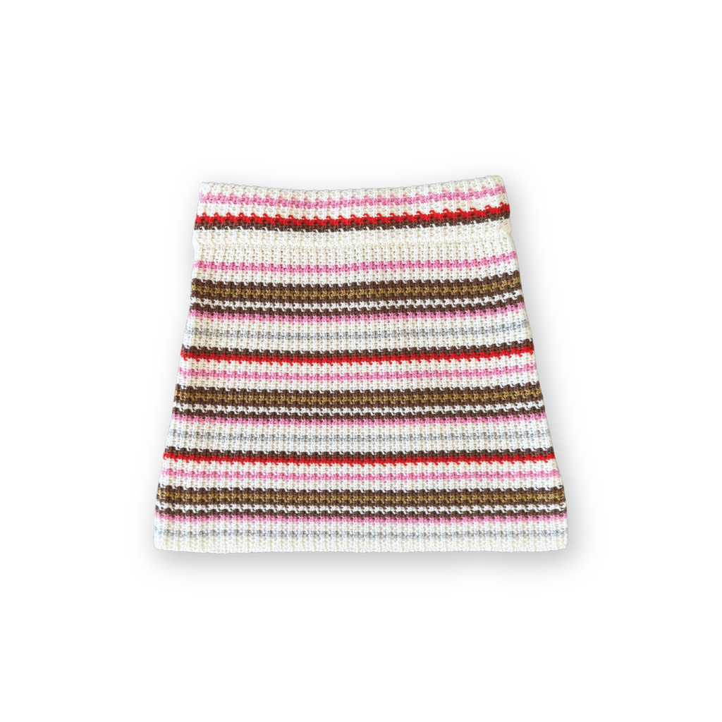 Sunshine Stripe Knit Skirt