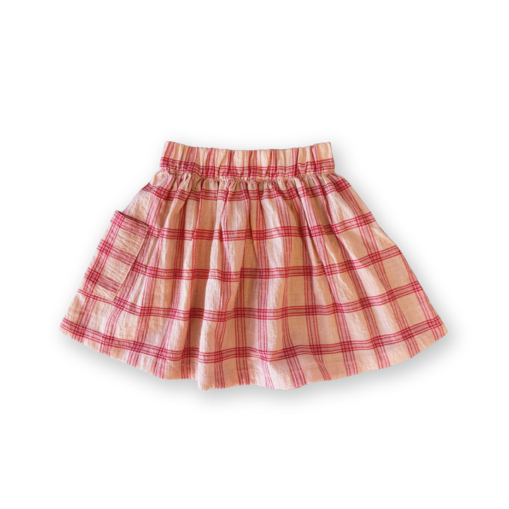 Grown Woven Stripe Skirt