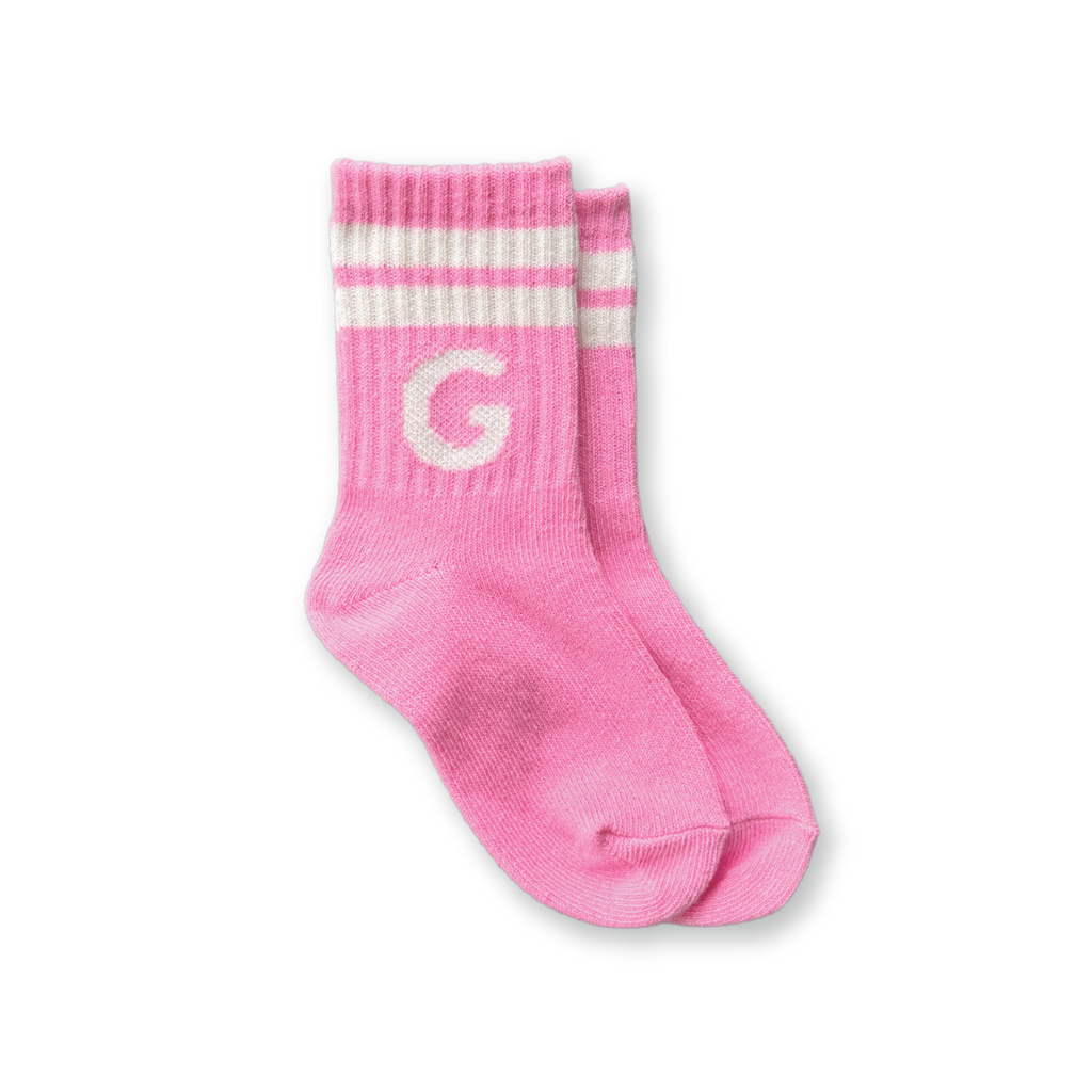 Grown Stripe Logo Socks - Candy