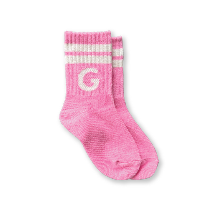 Grown Stripe Logo Socks - Candy