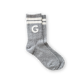 Stripe Logo Socks - Grey Marle