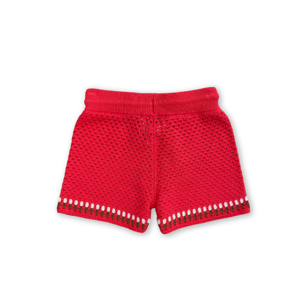 Organic Crochet Shorts - Fiesta
