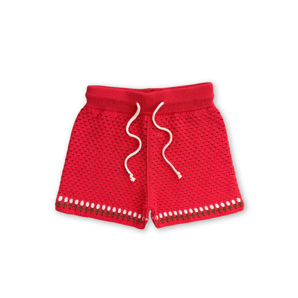 Organic Crochet Shorts - Fiesta