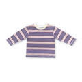 Cotton Sports Stripe Longsleeve Tee - Mauve