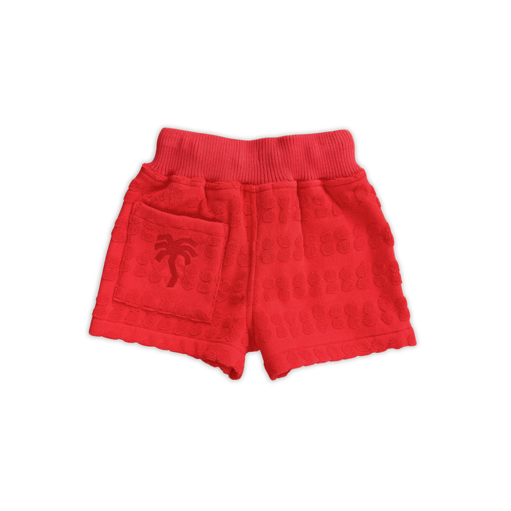 Bubble Terry Towelling Shorts - Fiesta