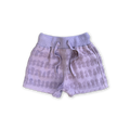 Bubble Terry Towelling Shorts - Mauve