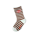 Holiday Mode Stripe Socks - Teddy