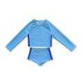 2-Piece Longsleeve Swim Suit - Waves