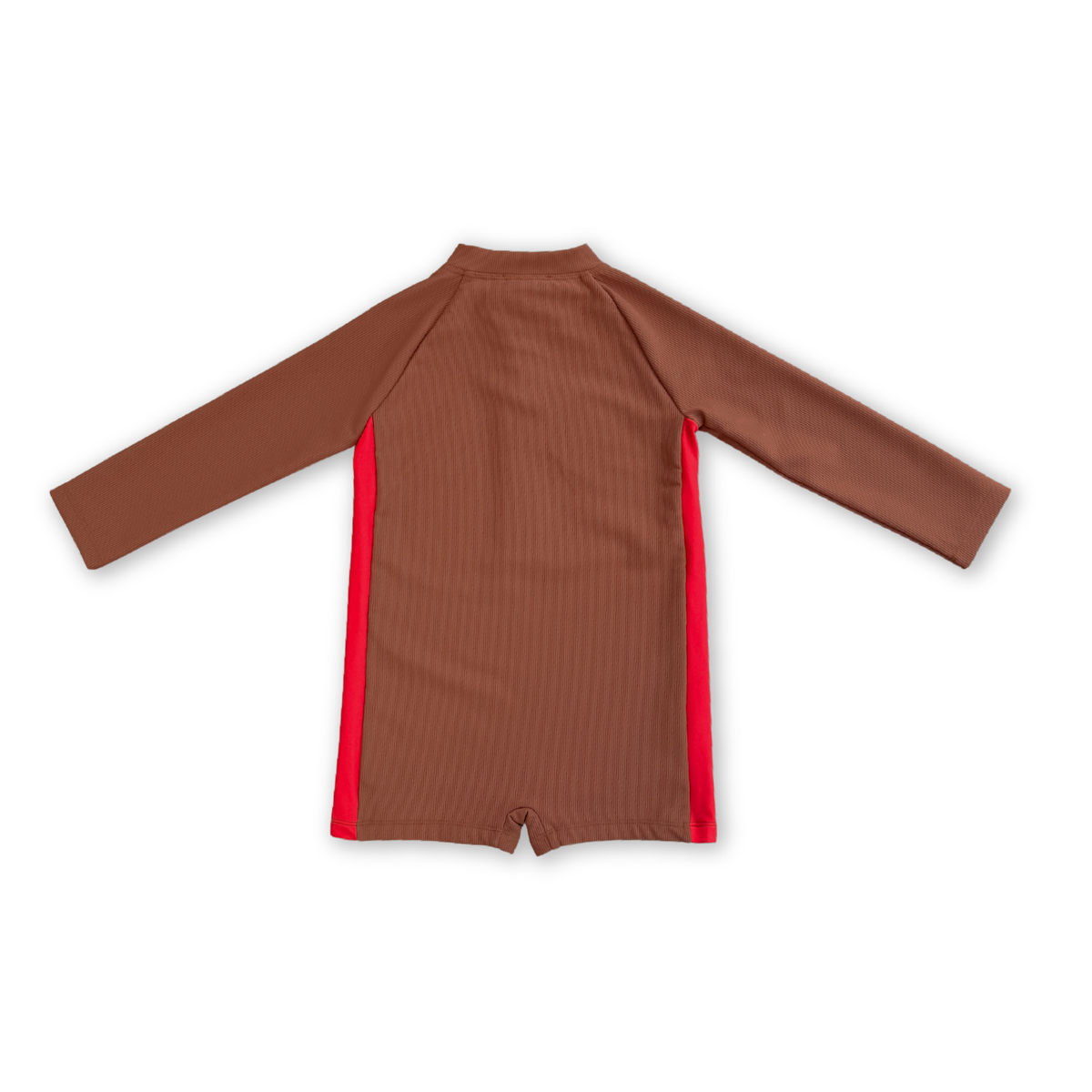 Zip Longsleeve Swim Suit - Teddy