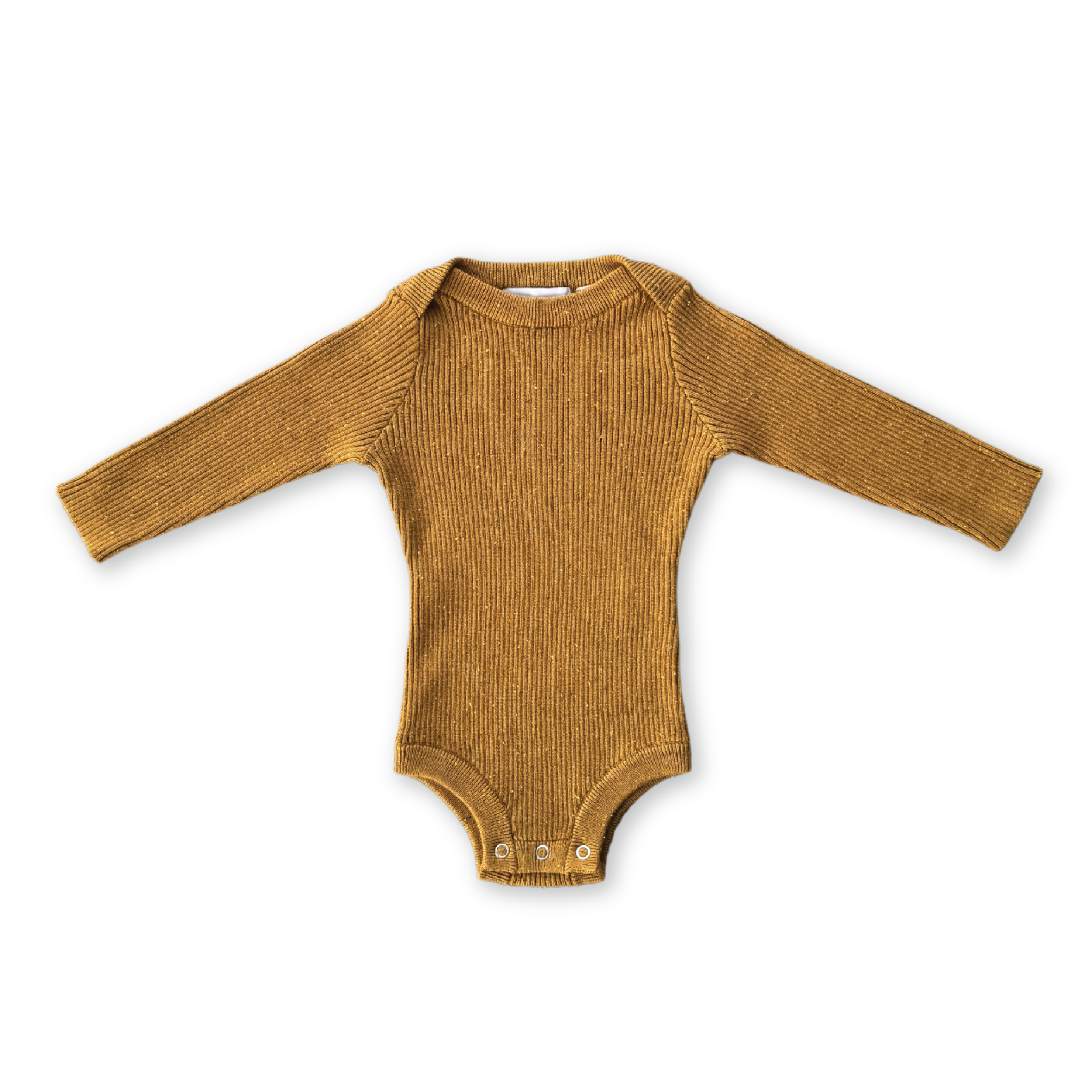 Grown Organic Essential Bodysuit - Golden Speckle