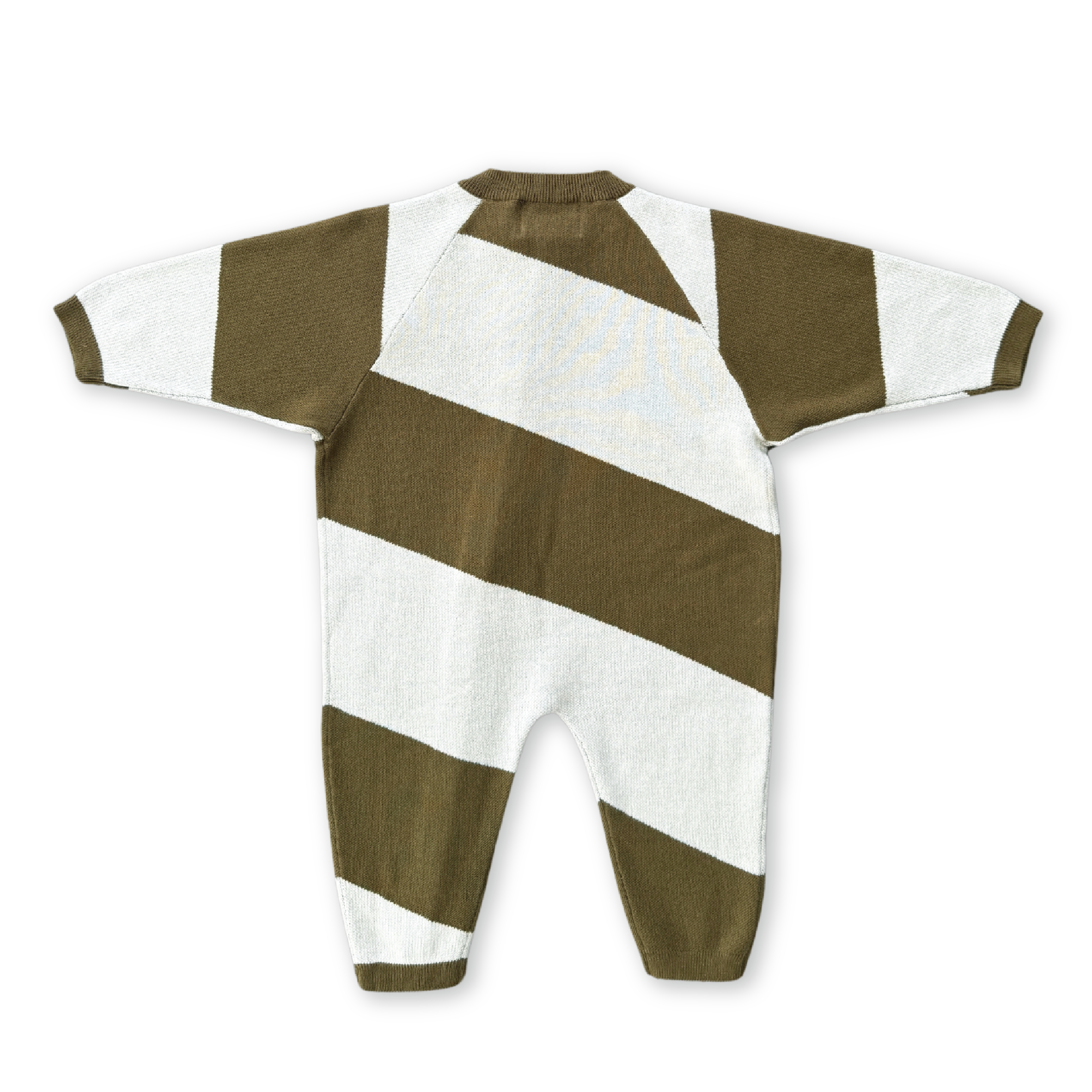 Grown Organic Essential Zip Starsuit - Coffee