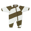 Organic Essential Zip Starsuit - Coffee