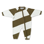 Organic Essential Zip Starsuit - Coffee