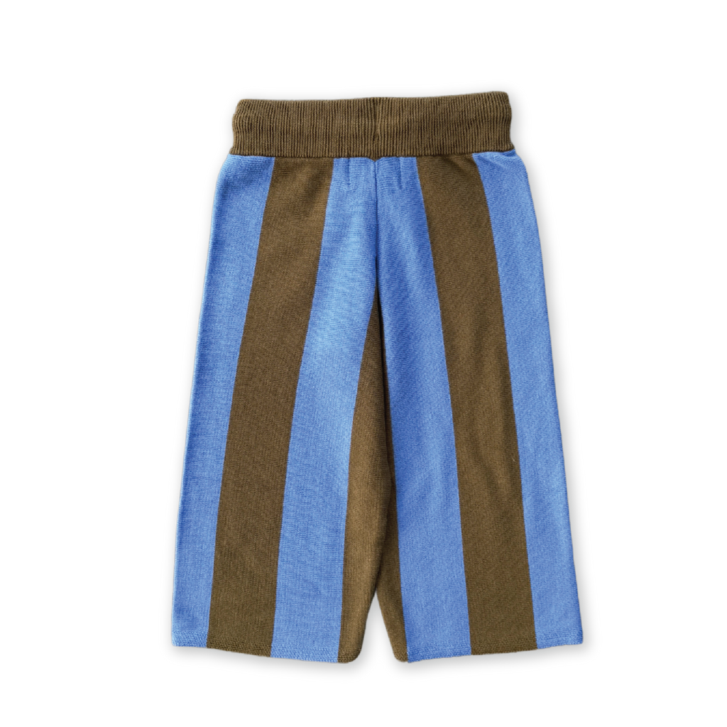 Grown Striped Knit Pant - Coffee