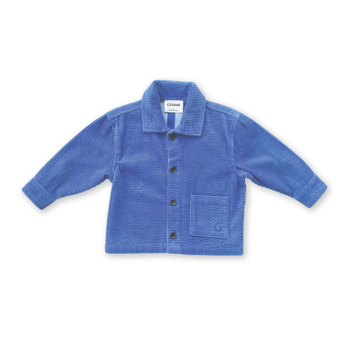 Grown Organic Relaxed Cord Shirt - Sea