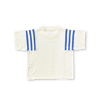 Knitted Stripe Sleeve Knitted Tee - Milk