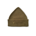 Organic Ribbed Super Pixie Beanie - Coffee