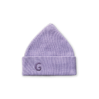 Organic Ribbed Super Pixie Beanie - Mauve