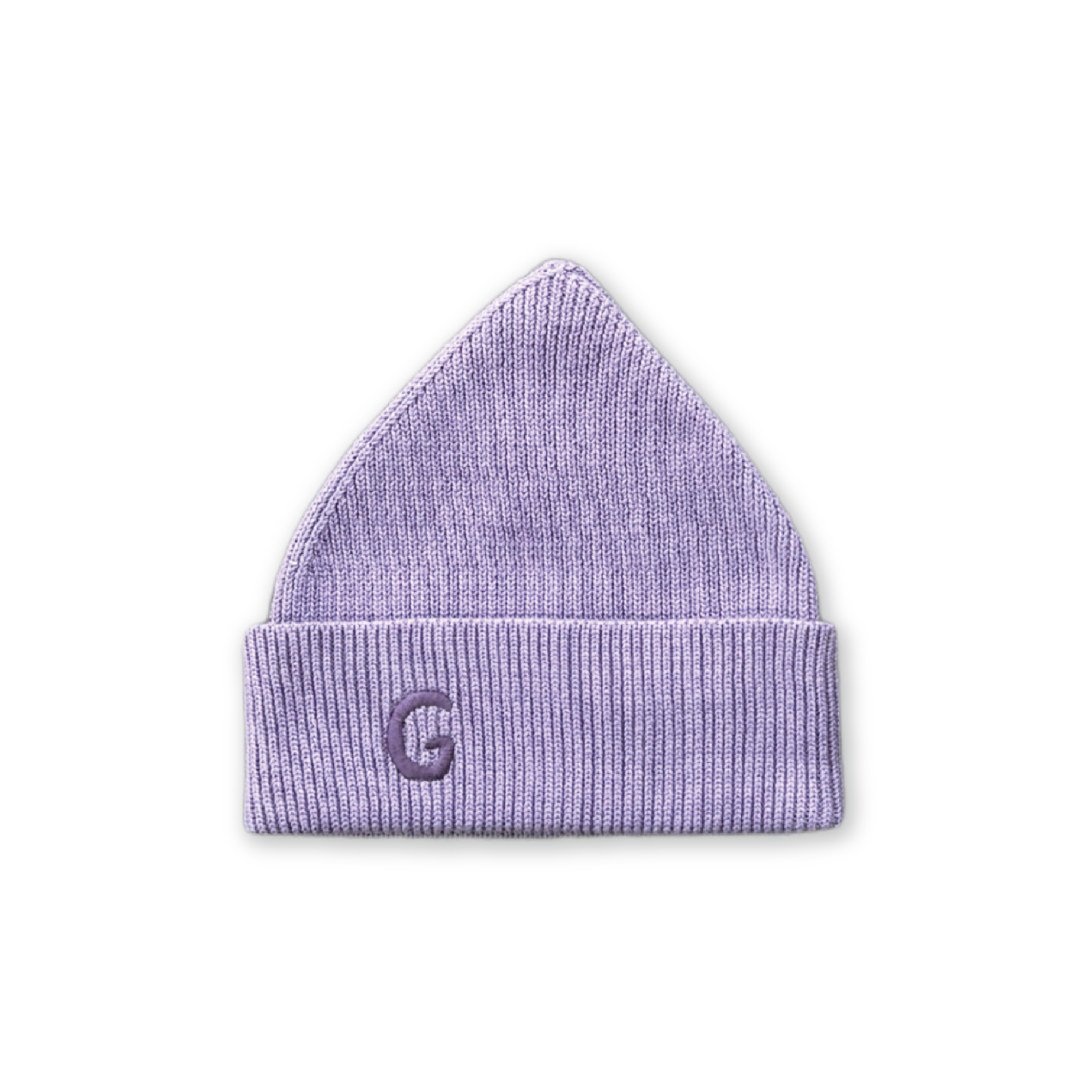 Organic Ribbed Super Pixie Beanie - Mauve