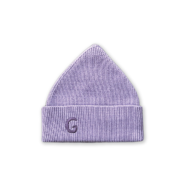 Grown Organic Ribbed Super Pixie Beanie - Mauve