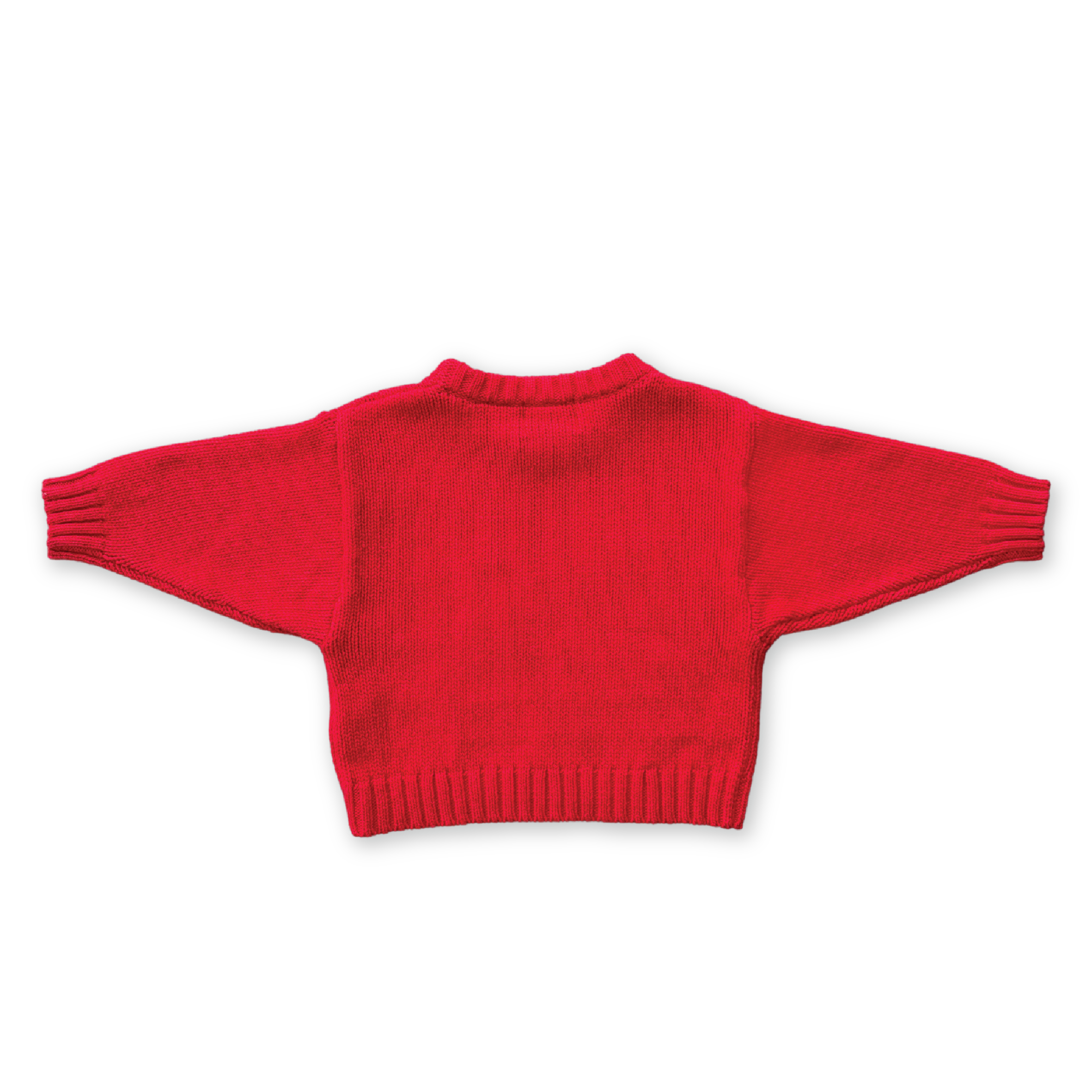Grown Merino Blend Everyday Pull Over - Flame