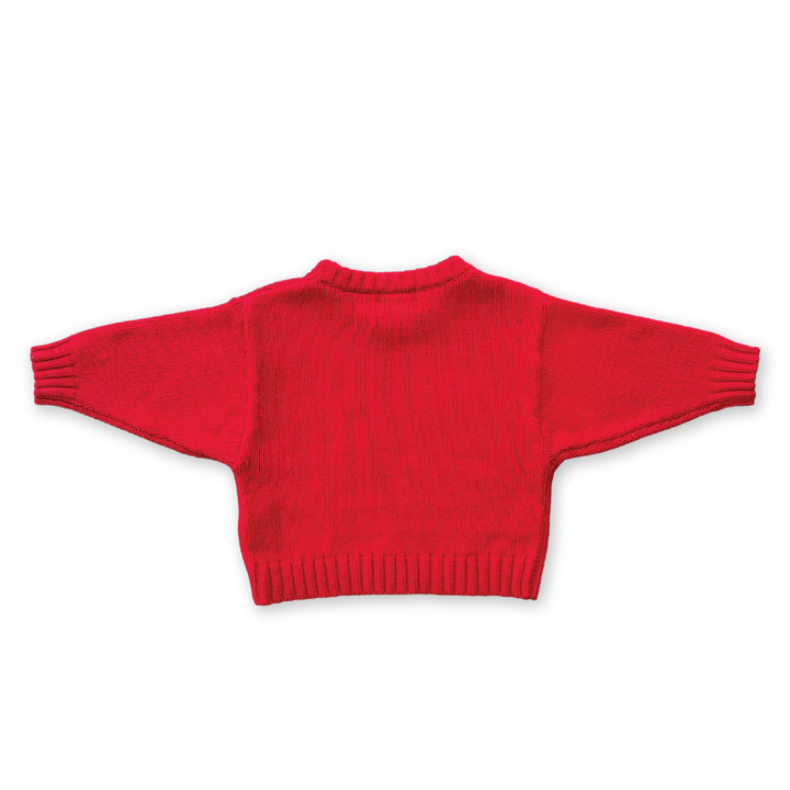 Grown Merino Blend Everyday Pull Over - Flame