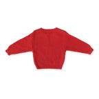 Organic Textured Boucle Knit Pull Over - Sauce