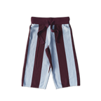 Organic Striped Knit Pants - Plum & Haze