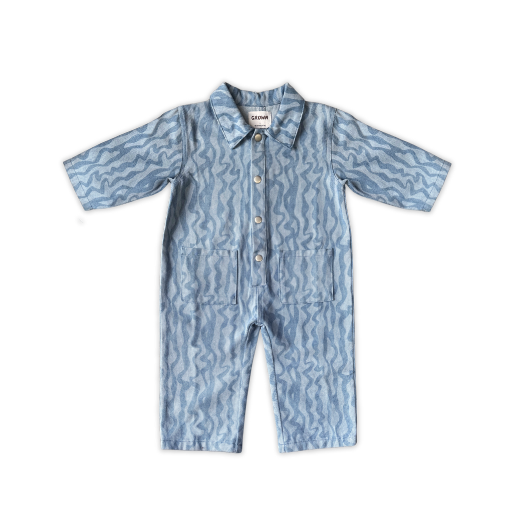 Organic Flow Denim Boilersuit