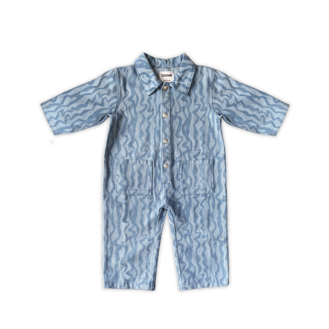 Organic Flow Denim Boilersuit