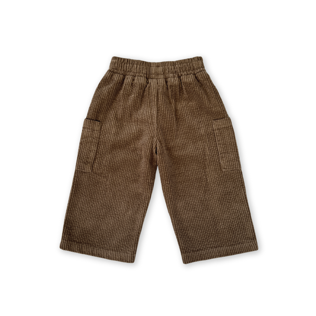 Organic Cord Pocket Pant - Espresso
