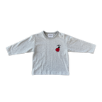 Organic Fruit Salad Longsleeve Tee - Grey Marle